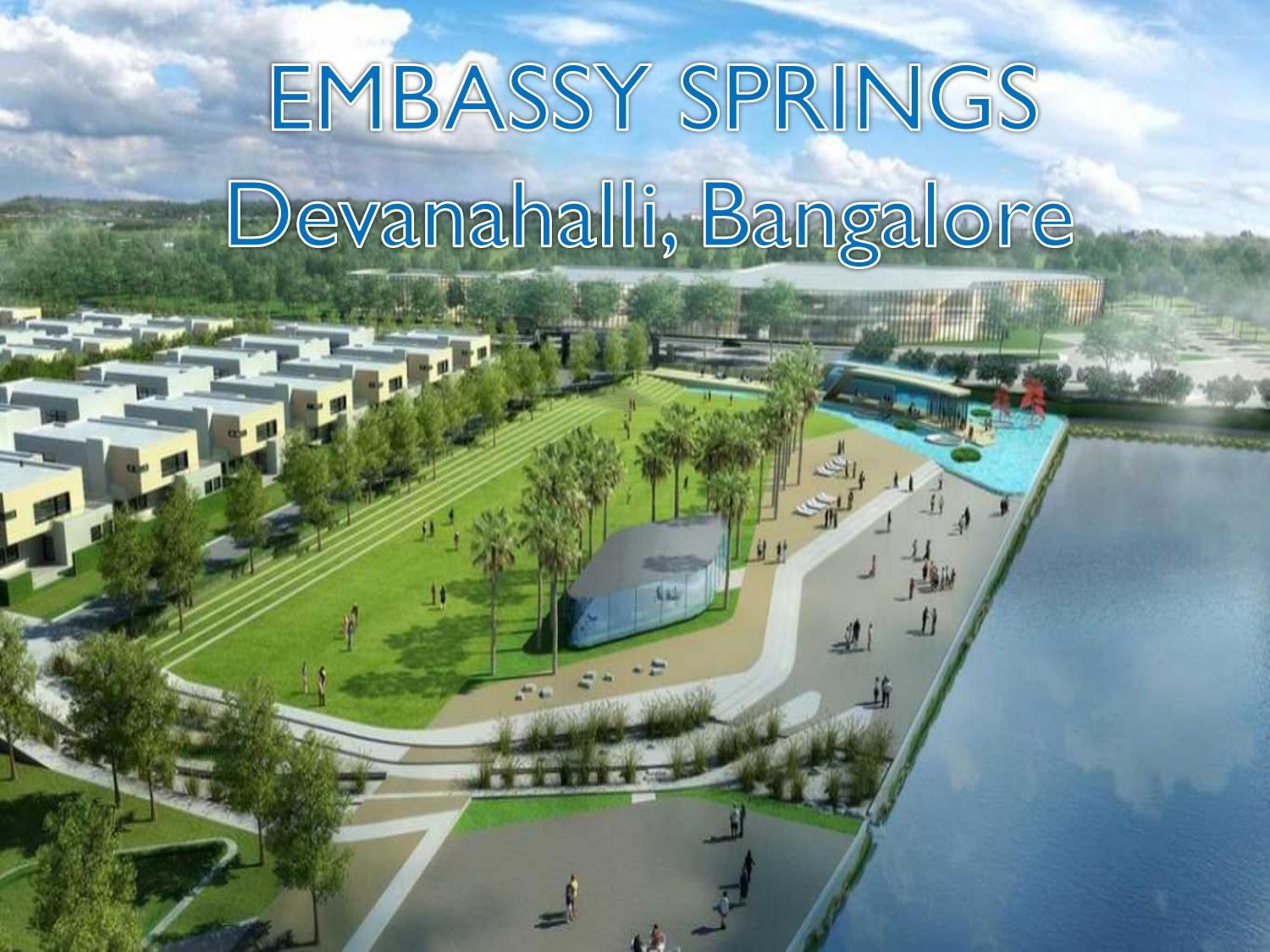 How is Embassy Springs different from Other plots in Devanahalli